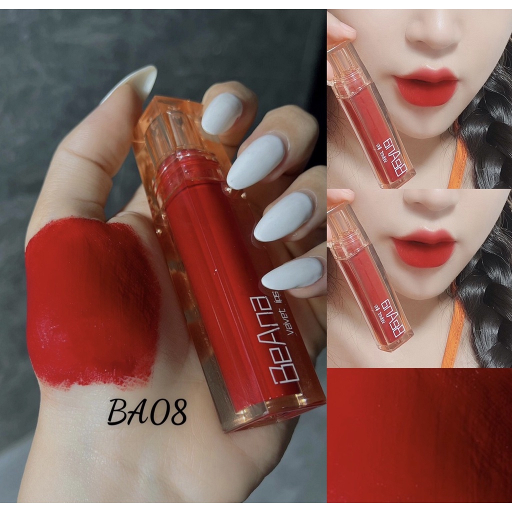 Son Kem Lì B.A Màu Đỏ Ruby Siêu Hottt
