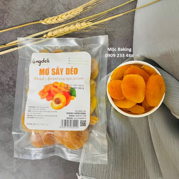 (Sale)Mơ sấy dẻo Thổ Nhĩ Kỳ 100gr, 250gr