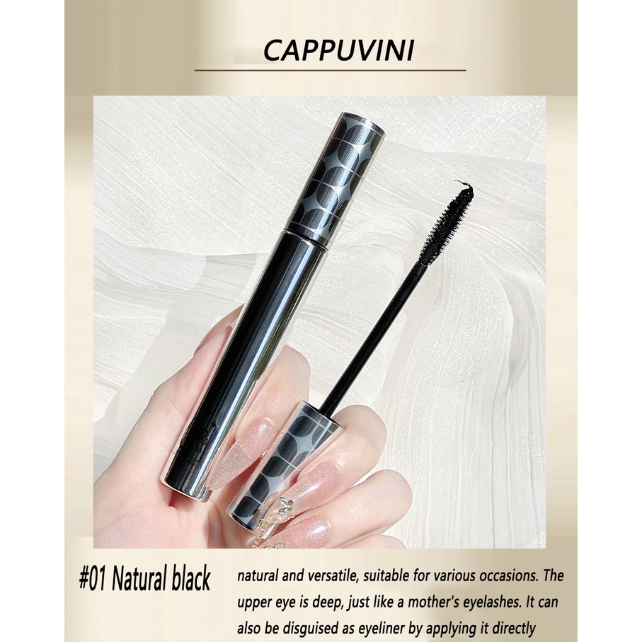 Mascara CAPPUVINI chuốt mi cong vút và dài hơn 6g