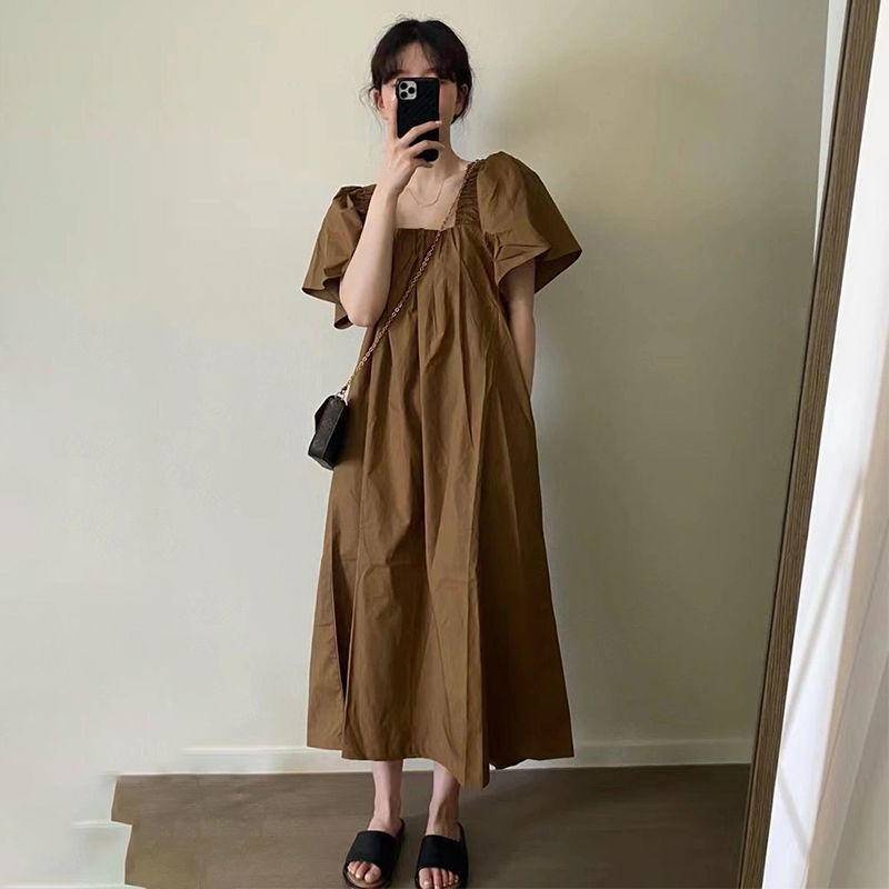 Đầm Tay Phồng Plus Size Thời Trang Mùa Hè 2022 Cho Nữ