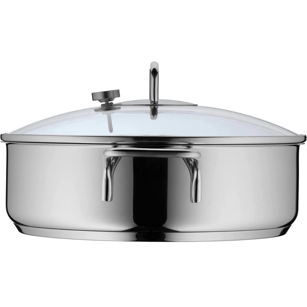 Nồi lẩu hấp đa năng WMF 28cm 5L lẩu, hấp, rán, áp chảo kèm vung kính