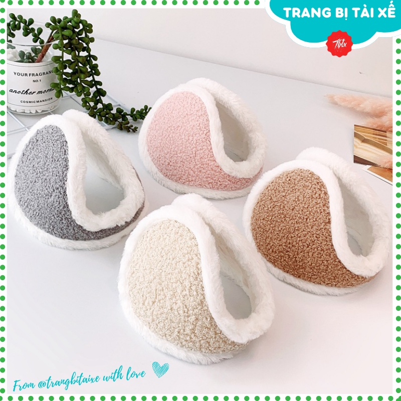 Bịt tai 7 sắc cầu vồng cute loại xịn màu đẹp mắt giữ ấm mùa đông cho nam nữ unisex chụp tai đi xe máy làm quà - BT7M