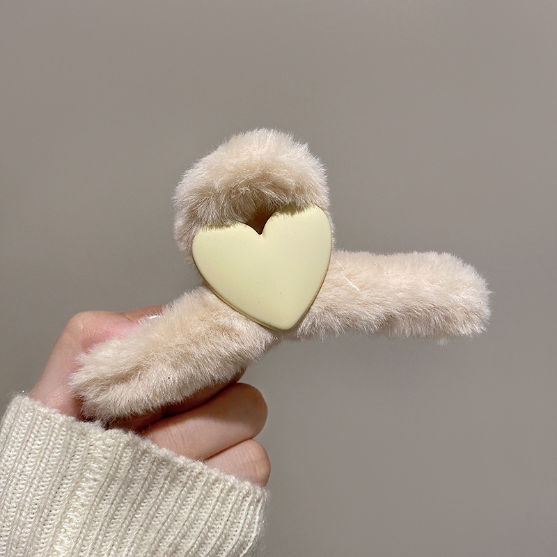 Kẹp Tóc Hình Trái Tim Thời Trang Thu Đông Hàn Quốc Dành Cho Nữ