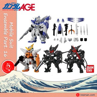 Gundam Mobile Suit Ensemble 16 Mô Hình Lắp Ráp BANDAI Robot Mini Chibi [Full Set]