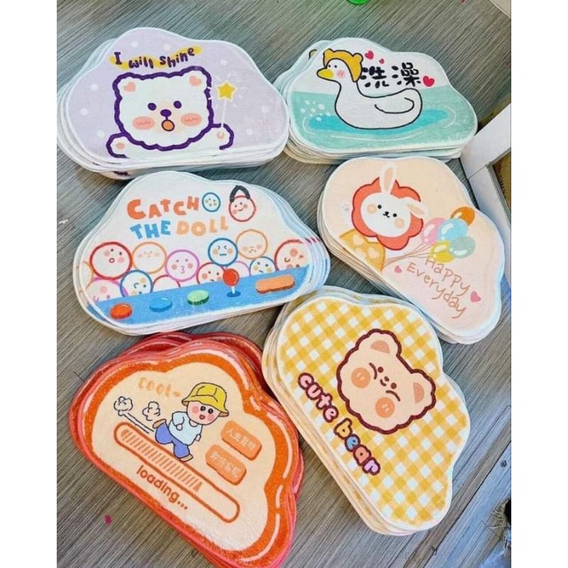 Thảm lau chân thấm hút ĐÁM MÂY dày dặn, chống trơn tiện lợi