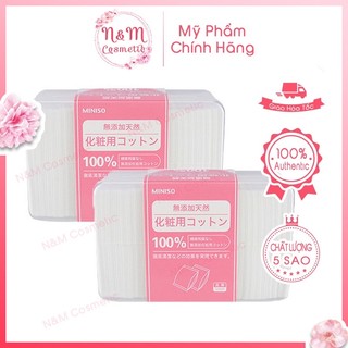 Bông đắp Toner - Bông tẩy trang Miniso 1000 miếng