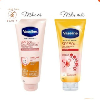 Sữa dưỡng thể vaseline 50x healthy bright spf50 thái lan tuýp 320ml
