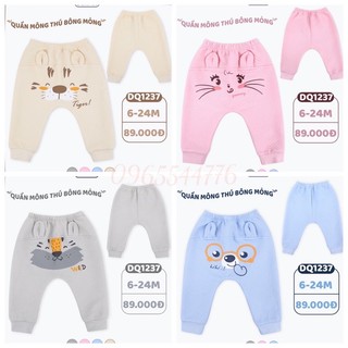 Quần Nỉ Bông Thú Dokma Siêu Mềm Ấm Cho Bé 6m-24m