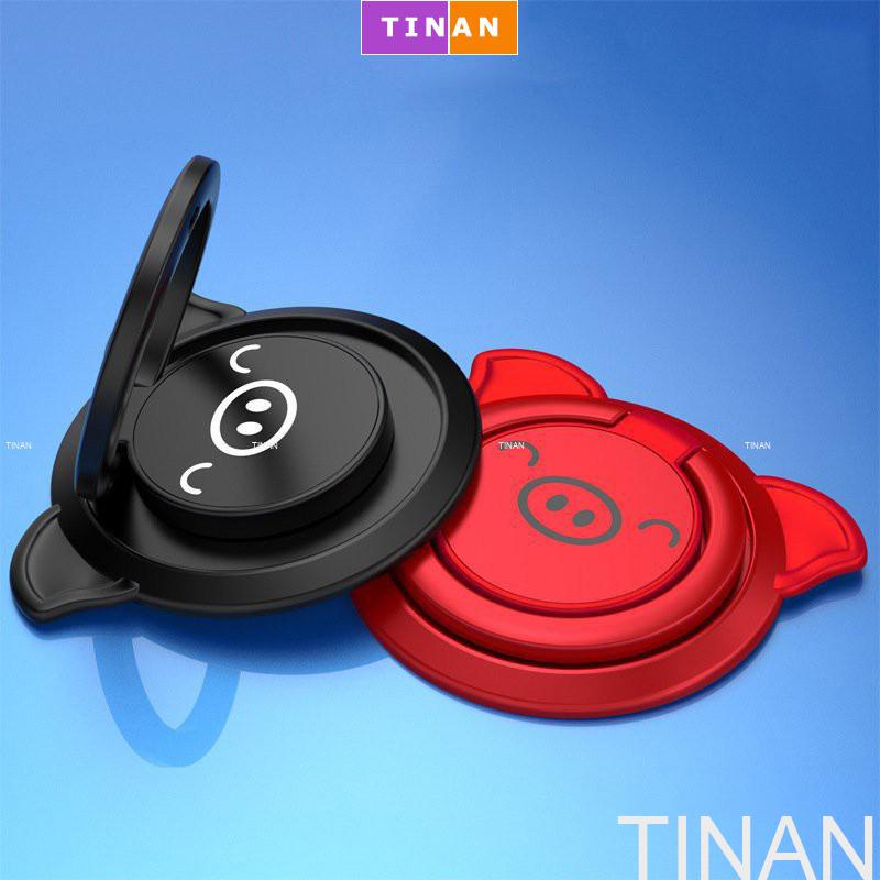 Giá Đỡ Điện Thoại Hình Heo Siêu Dễ Thương, Giá đỡ dạng nhẫn đa chức năng cho điện thoại di động