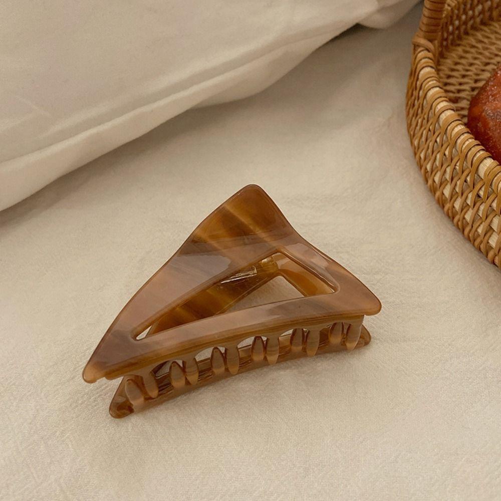 Kẹp Tóc Hình Tam Giác Họa Tiết Da Báo Phong Cách Hàn Quốc Ngọt Ngào Cho Nữ