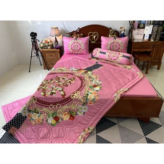 Bộ ga gối siêu mát lạnh 5D { Ga cưới }
