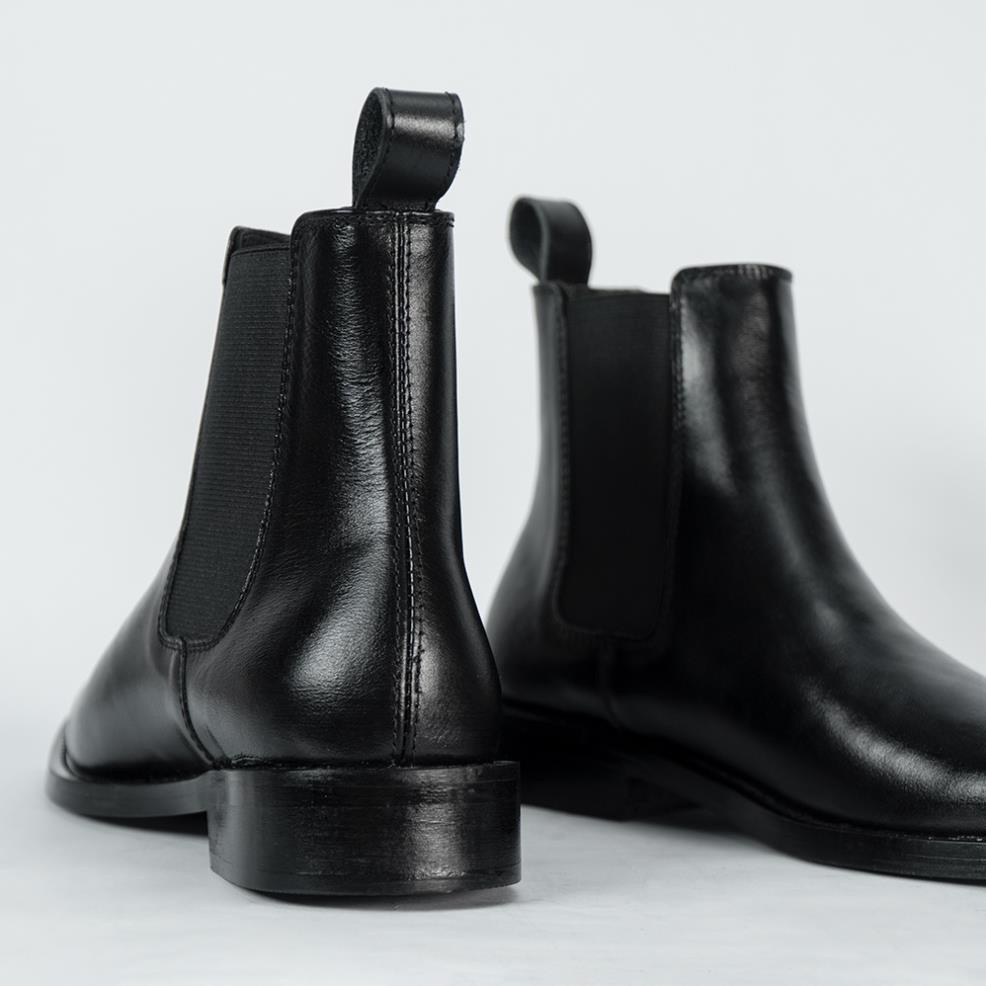 Chelsea boot G2 kiểu giày tây nam công sở cao cổ làm từ da bò nguyên tấm cao cấp đế gỗ khâu chắc chắn 🤜🏻