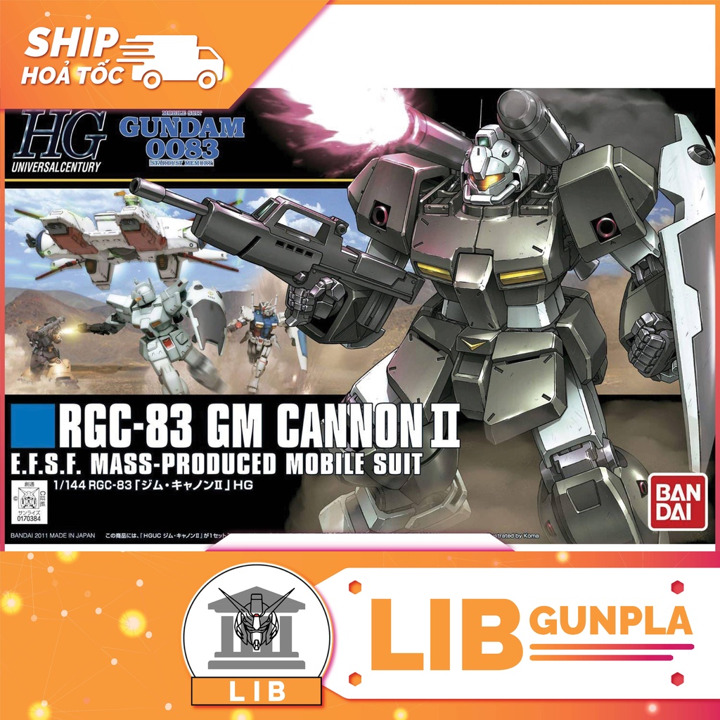 Mô hình lắp ráp Gundam HG UC GM Cannon 2