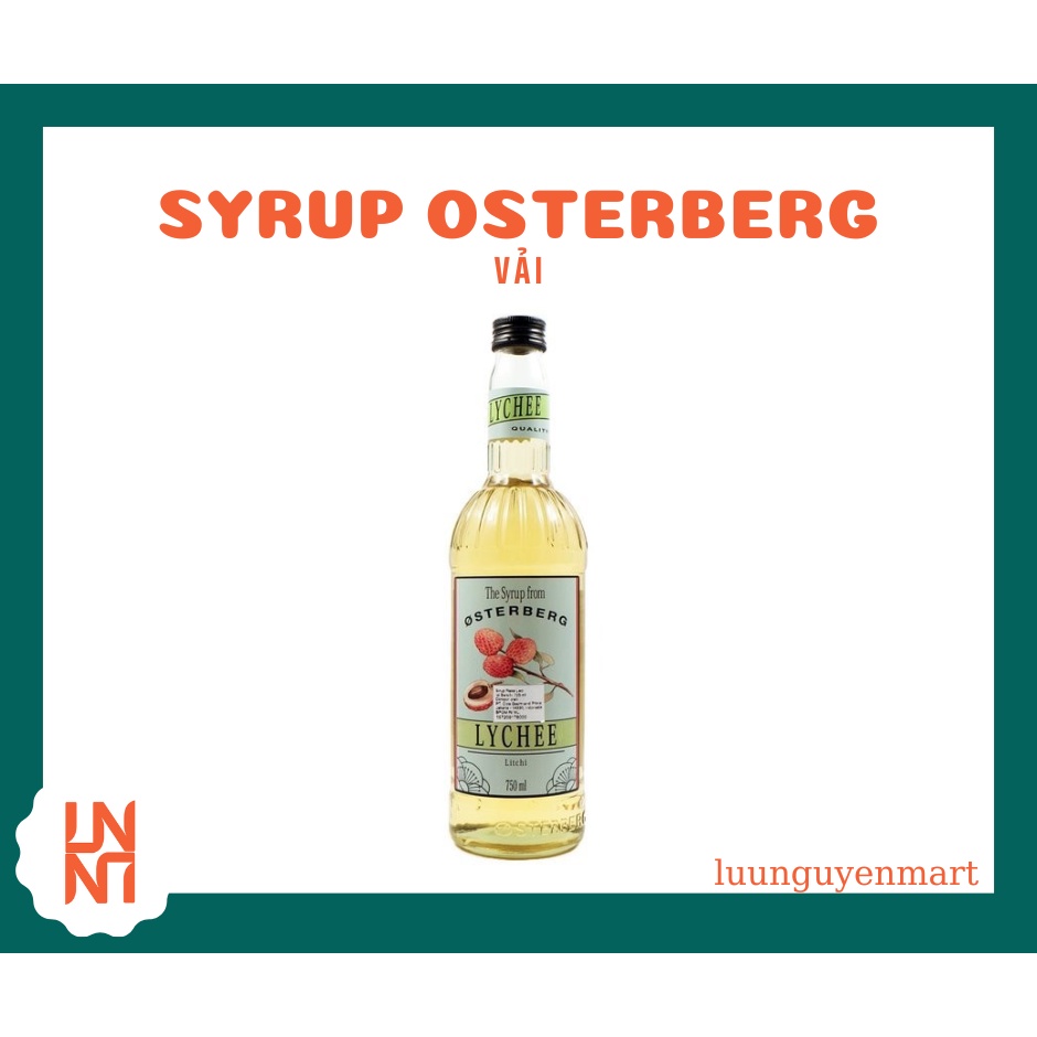 Siro/ Syrup Osterberg Vải 750ml