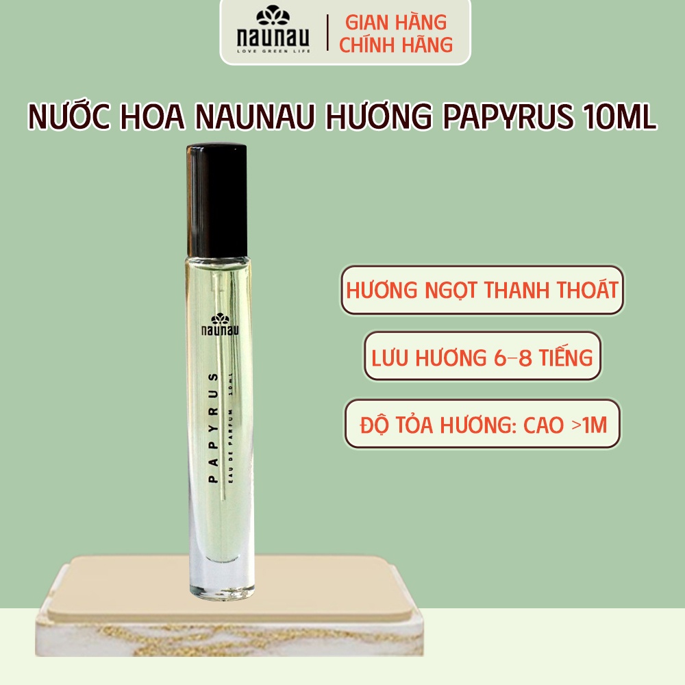 Nước Hoa PAPYRUS - THE SCENT OF GREEN COLLECTION NauNau Lưu Hương Lâu 50ml