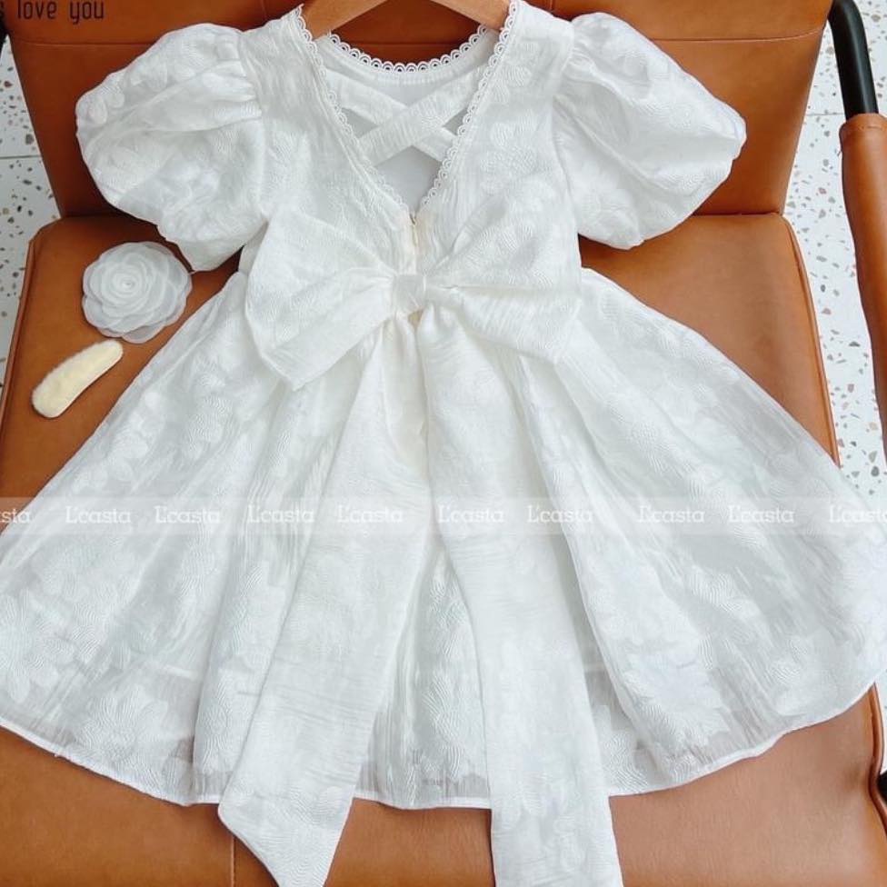 Váy bé gái, thời trang trẻ em, Váy công chúa cho bé Set áo cánh tiên cho bé gái cực yêu HONGVYBABY