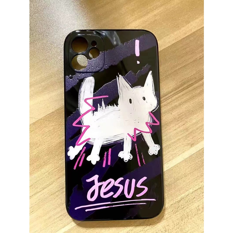 Ốp điện thoại mềm nữ tính in mèo thích hợp cho Apple iPhone 4 Iphone13 11/12pro Xsmax 78P 8L3V
