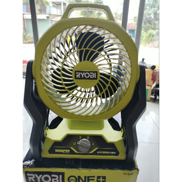 Quạt ryobi 18v đời mới