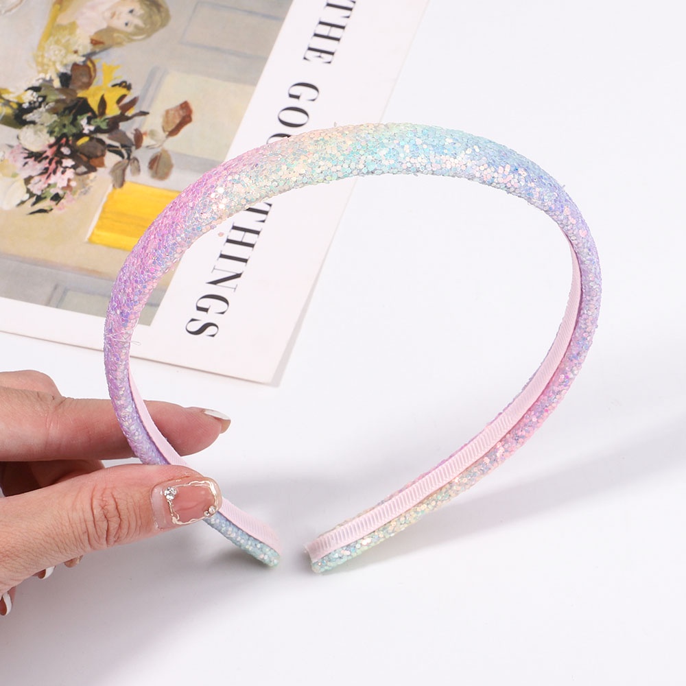 RainBow Bows 1 Băng Đô Cài Tóc Hình Ngôi Sao / Cầu Vồng Lấp Lánh Dễ Thương Cho Bé Gái