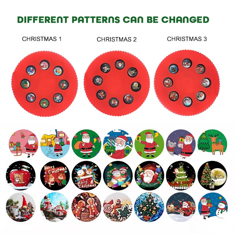 Đồ Chơi Đèn Pin Chiếu Họa Tiết Hoạt Hình Vui Nhộn Có Thể Thay Đổi Cho Bé