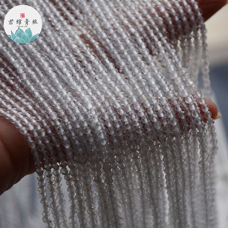 Chuỗi Hạt Đá Topaz Trắng Tự Nhiên Unoptimized Làm Vòng Tay diy