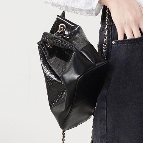 Ba Lô Thời Trang Đính Kim Cương Giả Kiểu Dáng Cổ Điển