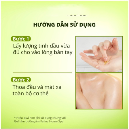 Dầu dưỡng da trắng mịn se khít lỗ chân lông bha 4% body oil