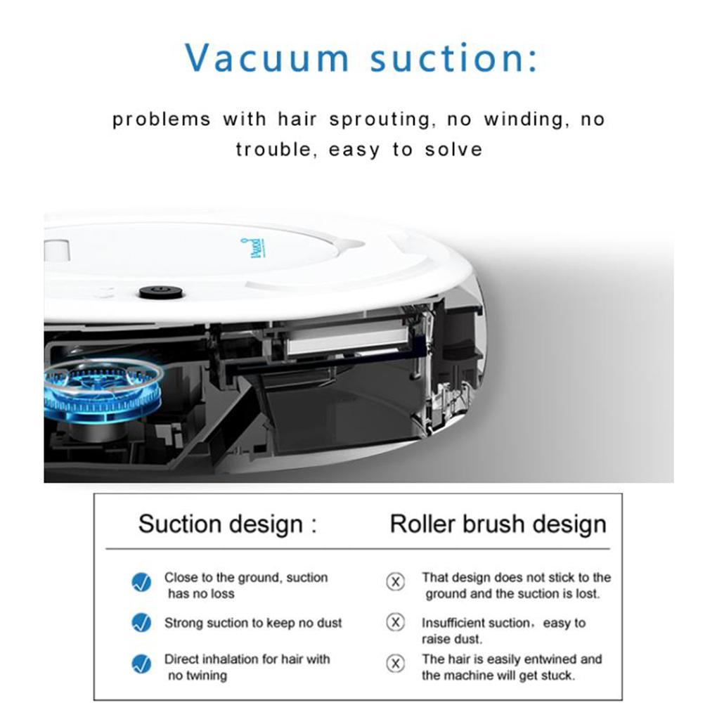 Robot Hút Bụi Tự Động 3 Trong 1 Không Dây Thông Minh Có Thể Sạc Lại