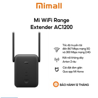 Thiết bị kích sóng wifi Xiaomi Mi WiFi Extender AC1200 - Hàng chính hãng