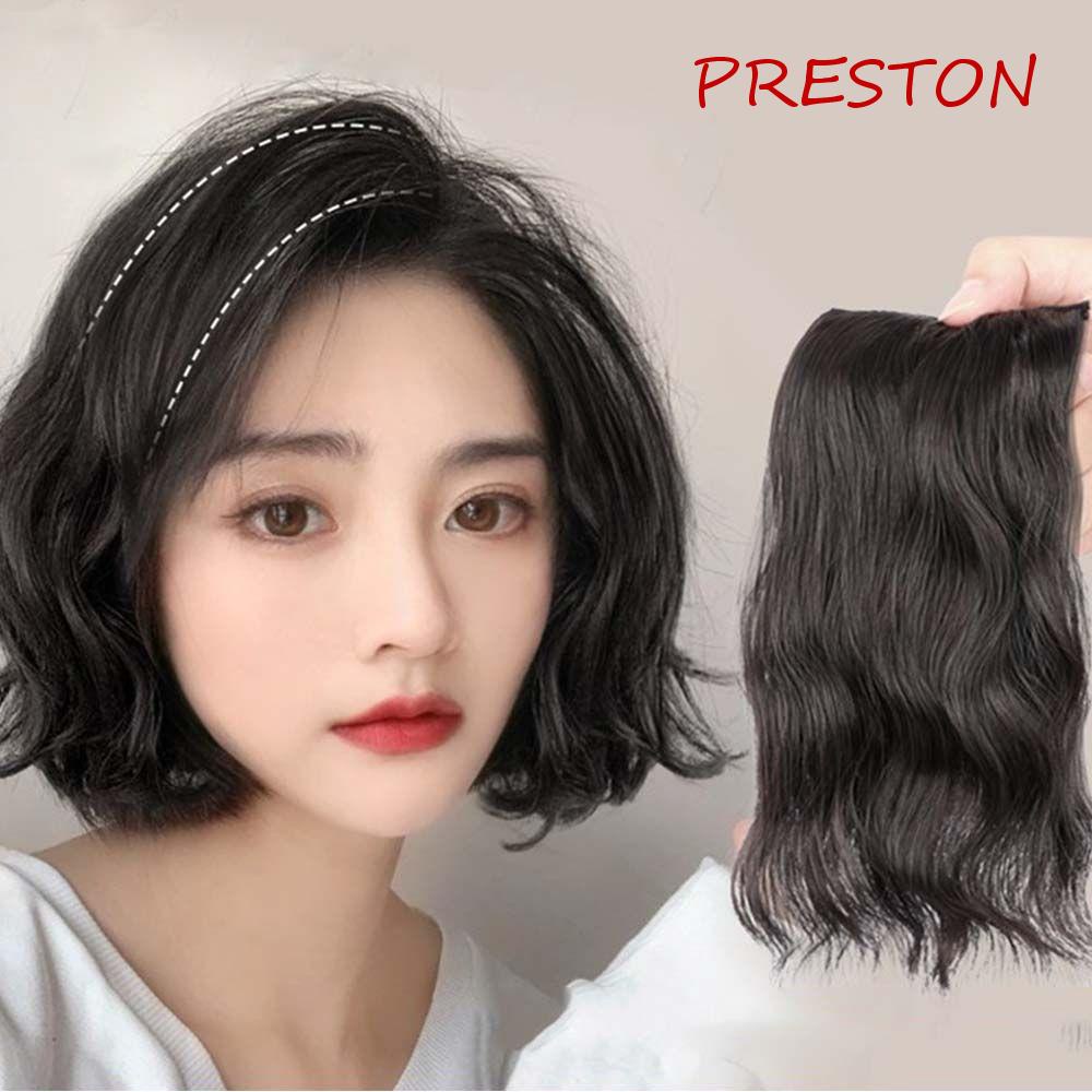 Đệm Xoăn Nối Tóc Bằng Sợi Tổng Hợp Tự Nhiên Không Đường May Thời Trang