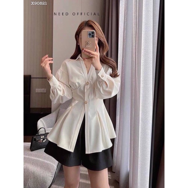 SET ÁO PEPLUM CHIẾT EO KÈM CHÂN VÁY