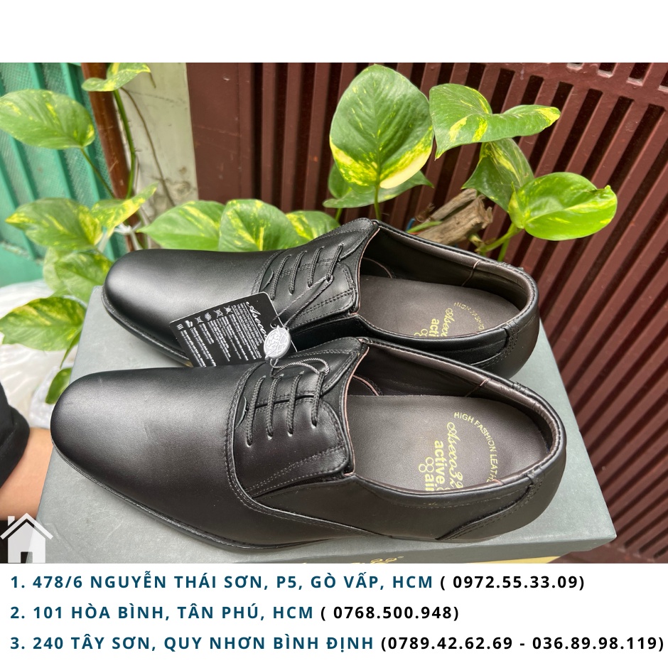 GIÀY DA NAM CAO CẤP ASECO32 MÃ 060