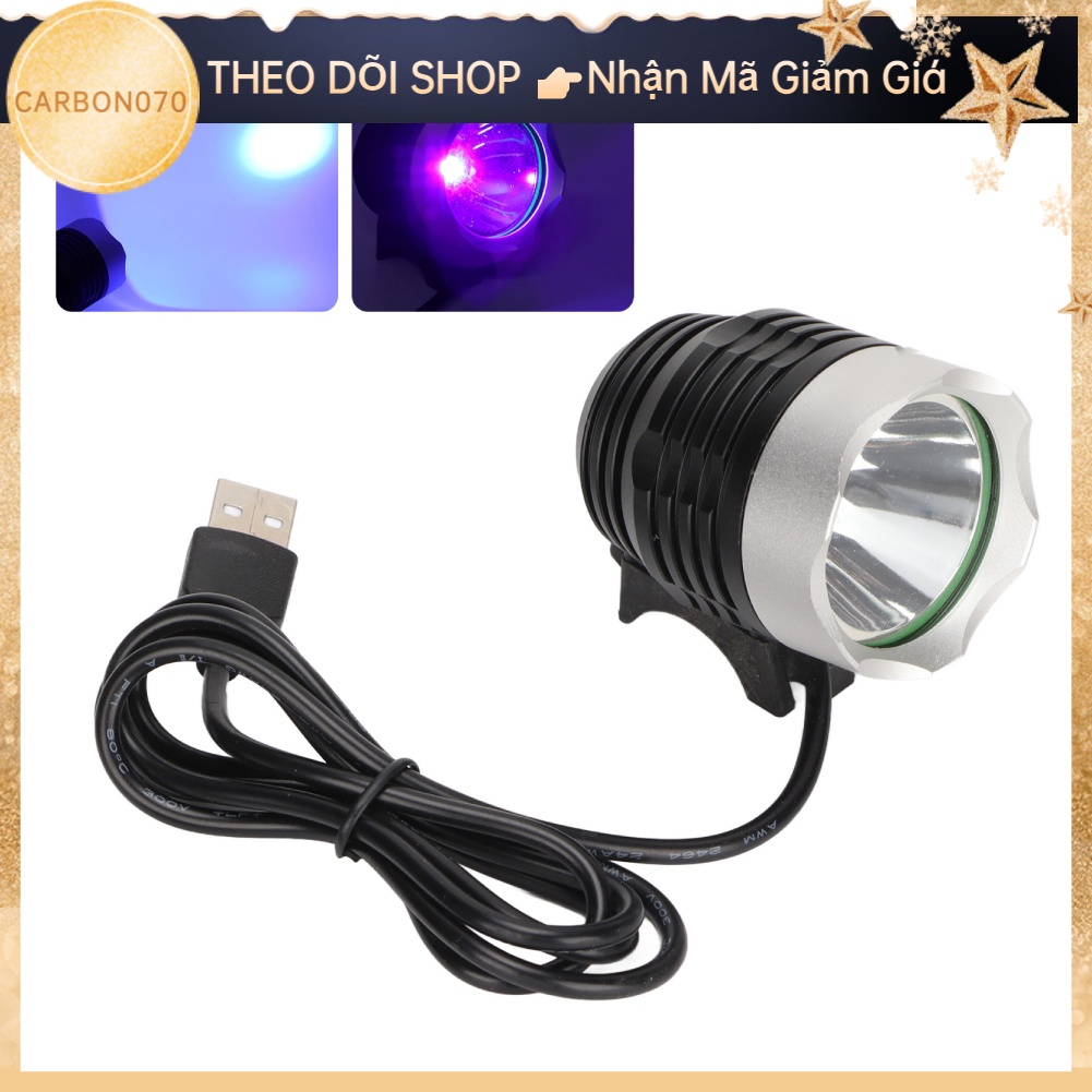 [Hàng Sẵn] Đèn sấy keo UV , sơn UV 395nm cầm taycắm cổng sạc USB  5V 10W cho sửa chữa điện thoại PCB【Carbon070】