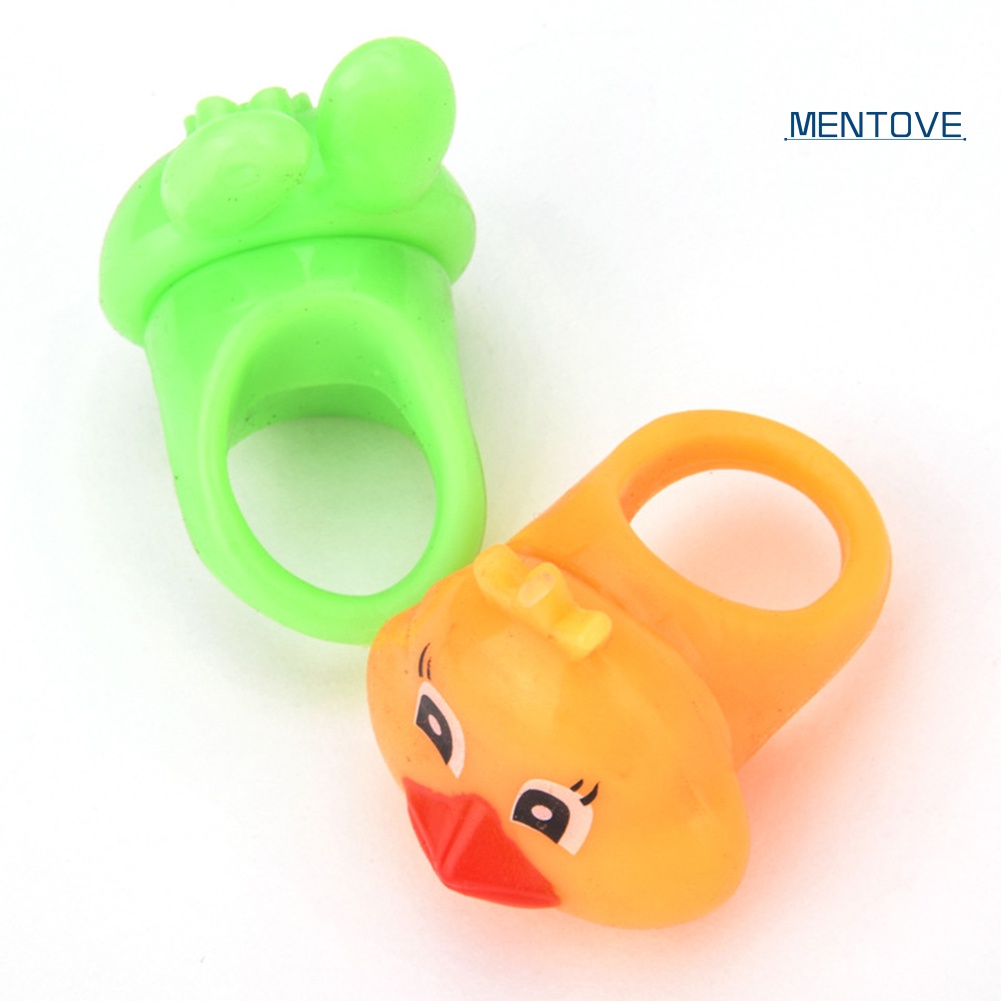 Nhẫn Đồ Chơi Có Đèn LED Phát Sáng Hình Động Vật Hoạt Hình Cho Bé