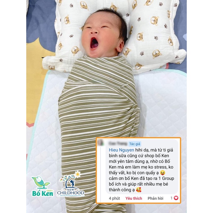 Shop Bố Ken Quấn Chũn Thần Thánh Cocoon [Giúp Bé Ngủ Ngon Sâu Giấc, Không Giật Mình]