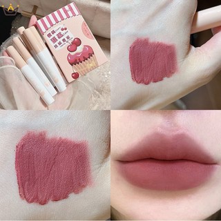 Set 5 thỏi son lì chống dính cốc khó phai màu