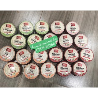 Pate gan jean floch pháp hộp lớn 130 gram - 4 vị