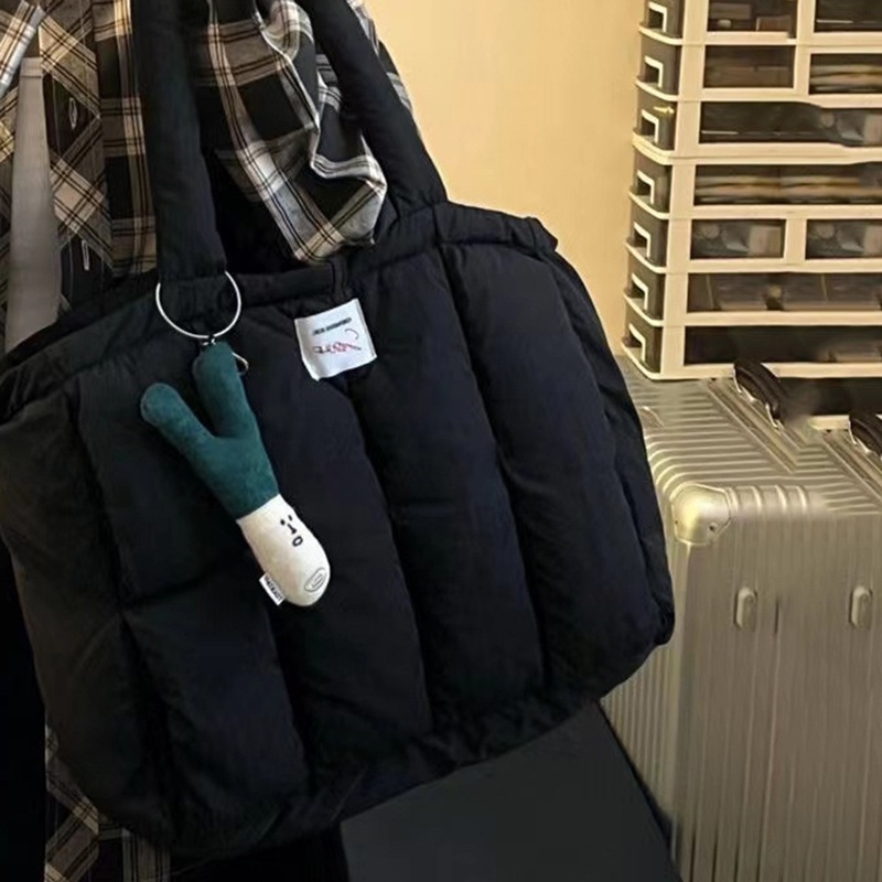 Túi Đeo Vai Bằng cotton Nhẹ Cỡ Lớn Thoải Mái Có Thể Gấp Gọn Cho Nữ