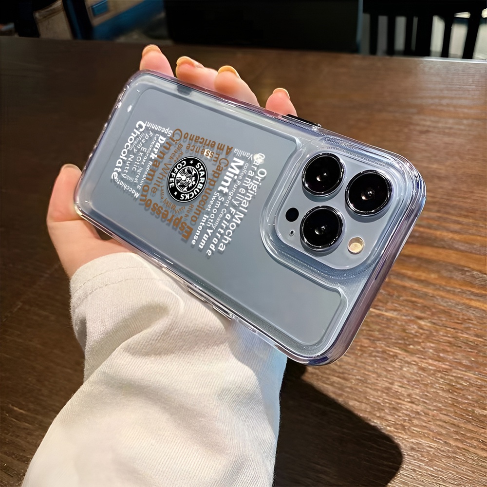 Ốp Điện Thoại Trong Suốt In Hình Cà Phê Cho iphone 14 Pro Max 14 Plus 13 11 12 7Plus X XR XS Max 8 7