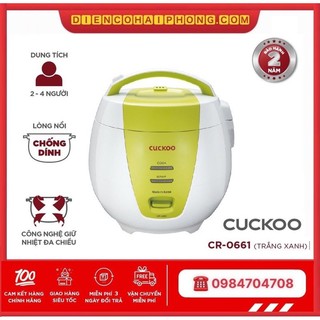 Nồi cơm điện cuckoo cr-0661 1l