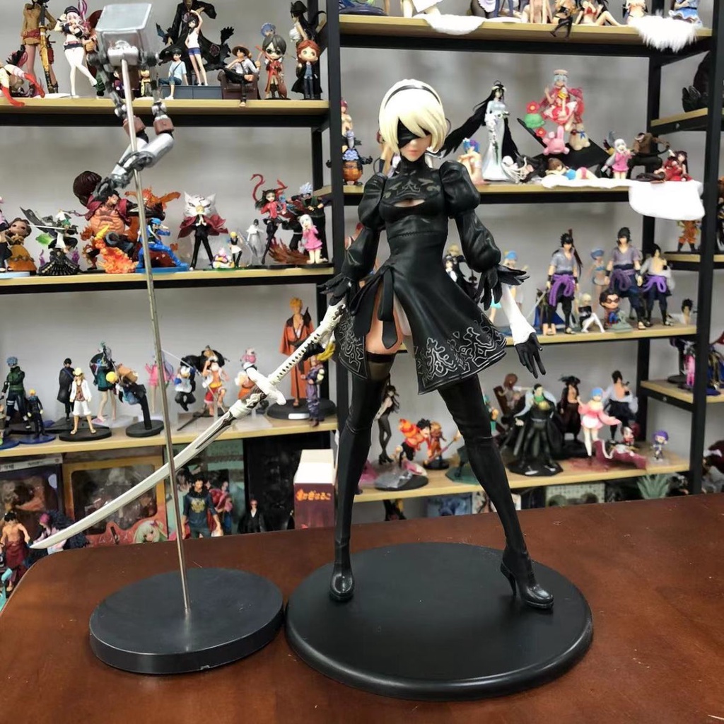 Trò Chơi Bạch Kim Hình Vuông Nierr: Automata YoRHa No. Mô Hình Đồ Chơi Nhân Vật Hoạt Hình 2 Loại B 28cm 28cm