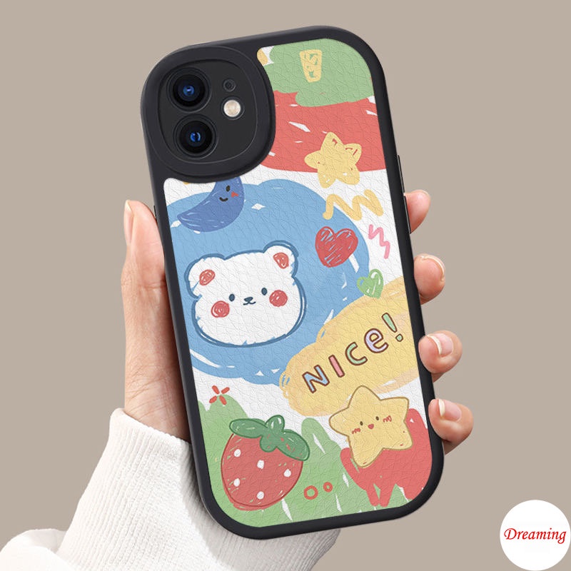 Ốp lưng điện thoại cho Redmi Note 11 11S 10 10S 9S 9 8 7 10C 10A 9C 9A 9T X3 NFC GT M3 Pro 5G 4G Oval Big Eye Soft Phone Case Motif Nice Luck Rainbow