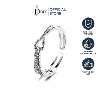 NN001 NNhẫn nữ trang sức DDJ bạc S925