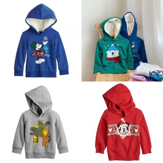 Áo nỉ hoodie bé trai có mũ, áo nỉ bông bé trai xuất xịn 1-7y