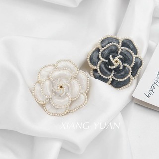 Phụ kiện cài áo nữ hoa trà cao cấp siêu đẹp
