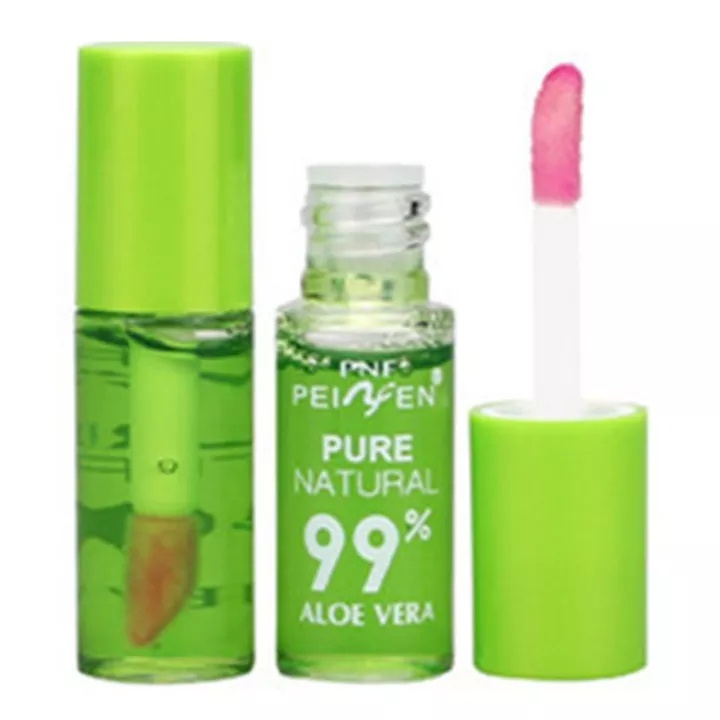 1 Son Bóng Lô Hội Trong Suốt Thay Đổi Màu Sắc / Dưỡng Ẩm Lâu Trôi / Làm Mờ Nếp Nhăn Môi