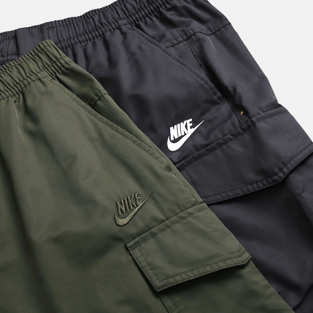 NIKE CHÍNH HÃNG - Quần dài thể thao nam Nike Sportswear Men's Unlined Utility Cargo Trousers Authentic - Moss Green