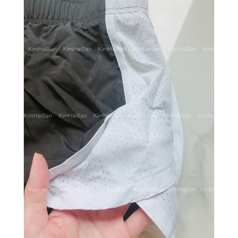 Quần đùi tập gym, chạy bộ  vải dù 2 lớp siêu thoáng mát có size 35-100kg - Quần short nữ thể thao đa năng