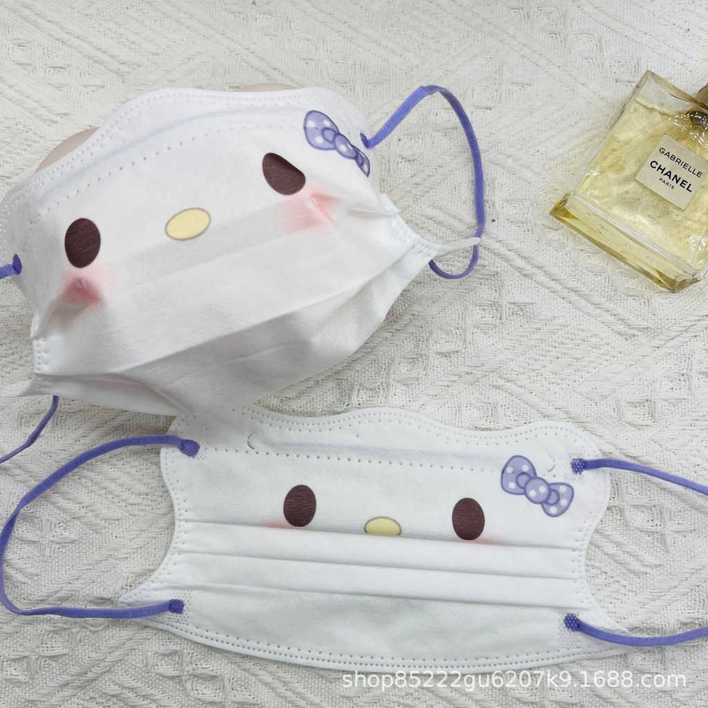 Khẩu trang con cua họa tiết Thỏ Stella Lou