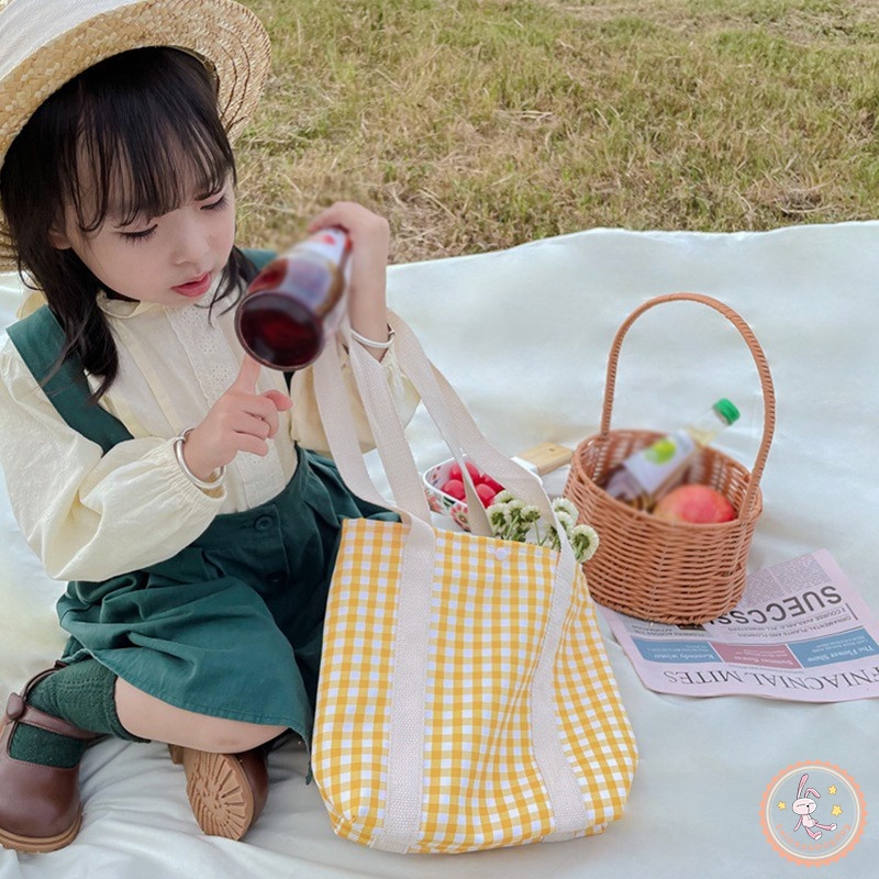 Túi vải Dáng Vuông Tiện Lợi Cho Bé Gái